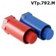 Комплект длинных полипропиленовых пробок (синяя и красная) VTp.792.M